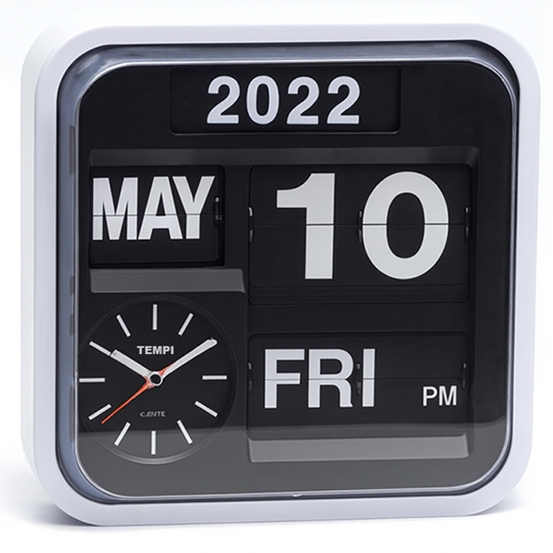 reloj flip grande blanco 3